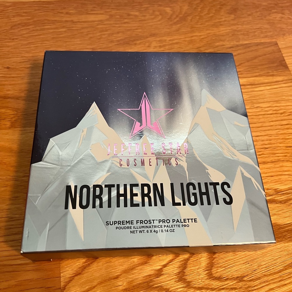 Jeffree stars Limited edition Northern lights, highlight palette